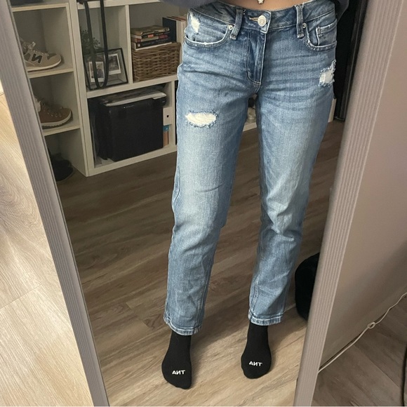 Garage mid rise straight leg jeans - Picture 3 of 8